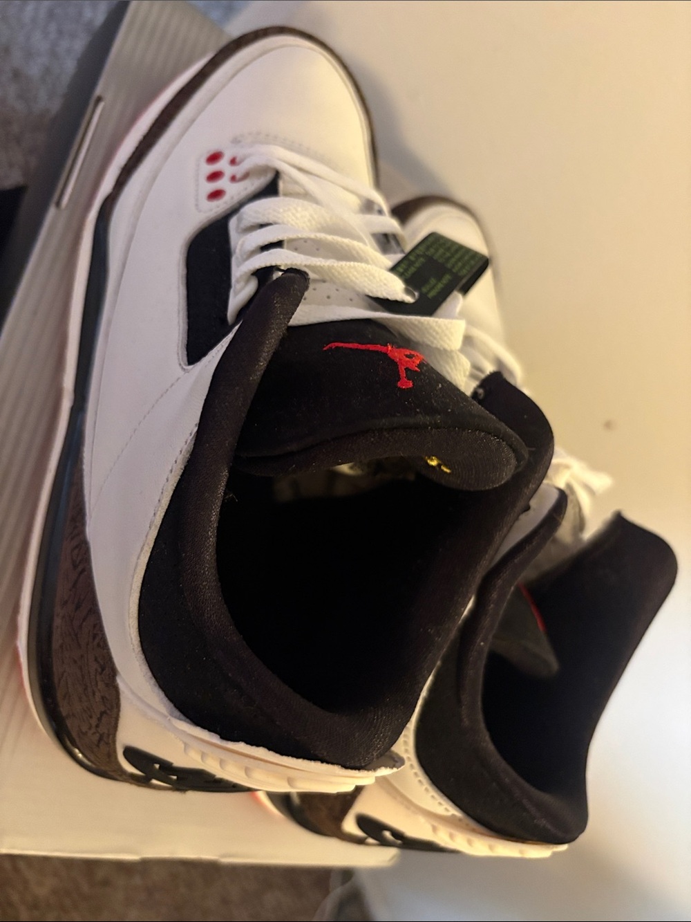 Jordan Men’s Sneakers - White/Black/Red